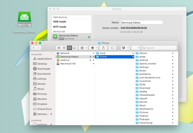 samsung galaxy tab software for mac